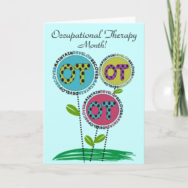 Occupational Therapy Month Card (Front)