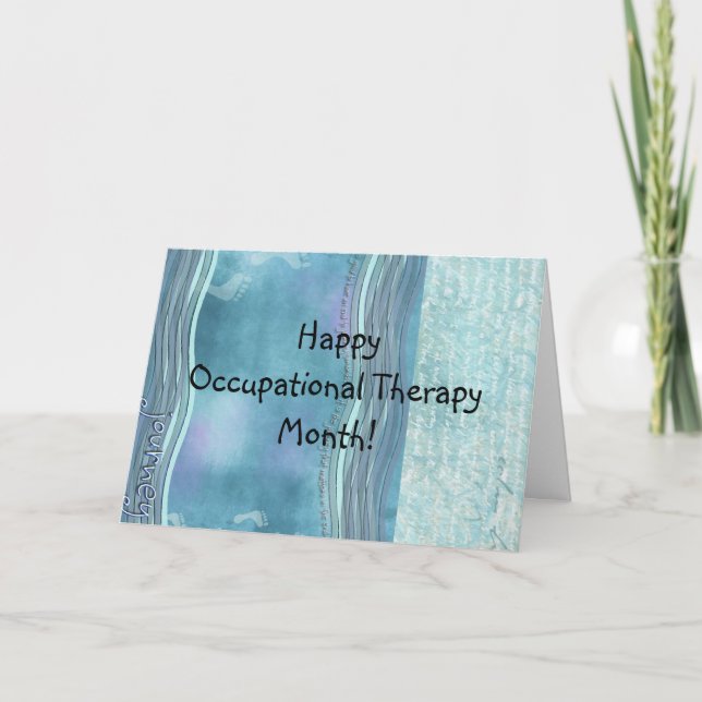 Occupational Therapy Month Greeting Card (Front)