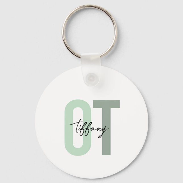 Occupational Therapy new• Custom OT cute gift•  Key Ring (Front)