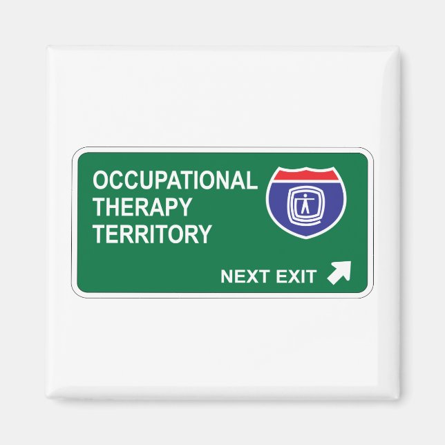 Occupational Therapy Next Exit Magnet (Front)
