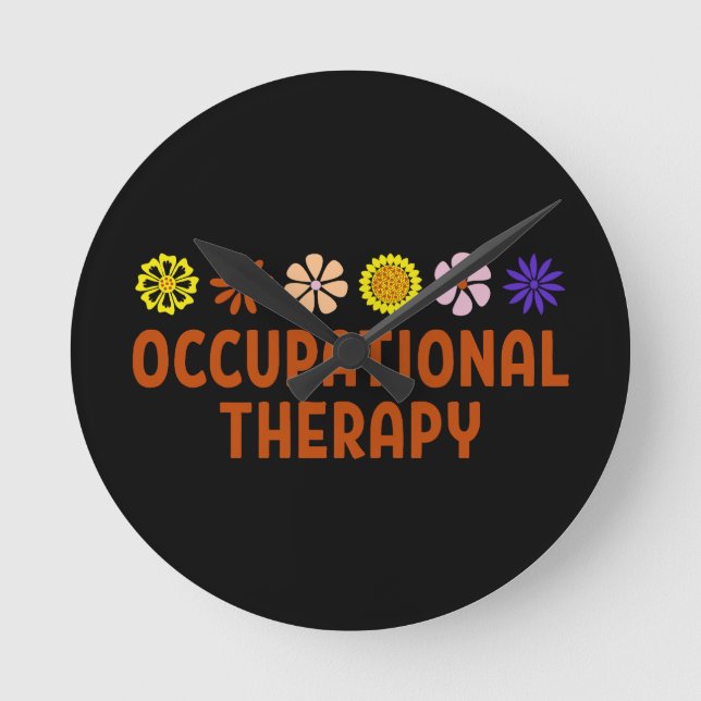 Occupational Therapy - Occupational Therapist Round Clock (Front)
