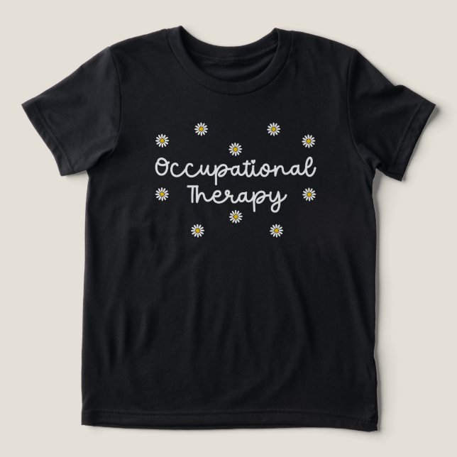 Occupational Therapy - Occupational Therapist Tri-Blend Shirt (Design Front)