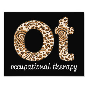Occupational Therapy OT Cheetah Print