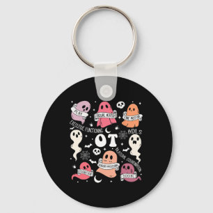 Occupational Therapy OT OTA Halloween Spooky Cute Key Ring