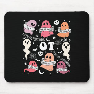 Occupational Therapy Ot Ota Halloween Spooky Cute Mouse Mat