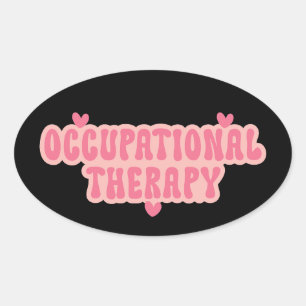 Occupational Therapy OT Oval Sticker