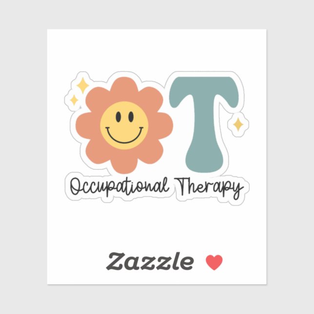 Occupational Therapy OT Sticker, OT Therapist Gift (Sheet)