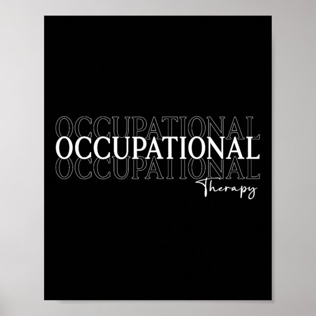 Occupational Therapy Ot Student Back To School For Poster (Front)