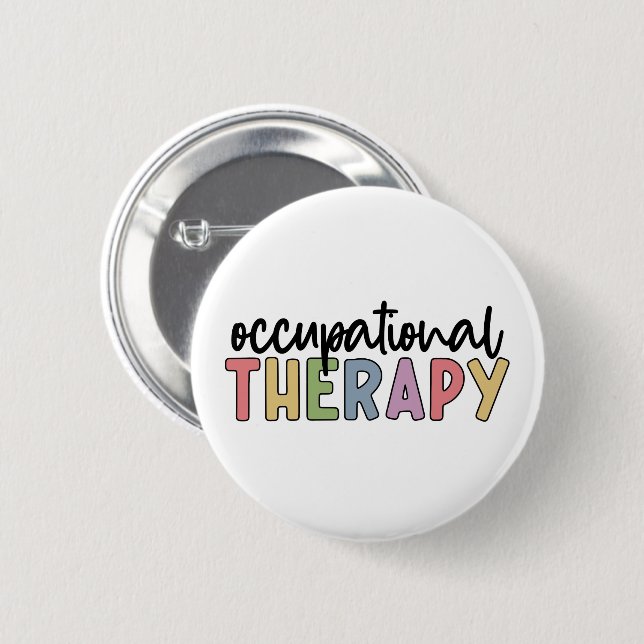 Occupational Therapy OT Student Grad Gifts 6 Cm Round Badge (Front & Back)