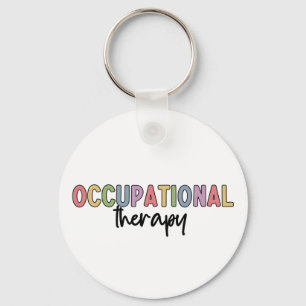 Occupational Therapy OT Student Grad Gifts Key Ring