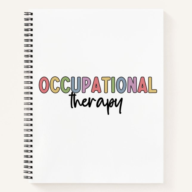 Occupational Therapy OT Student Grad Gifts Notebook (Front)