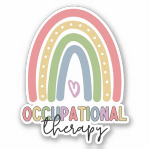 Occupational Therapy OT Therapist Cute Rainbow