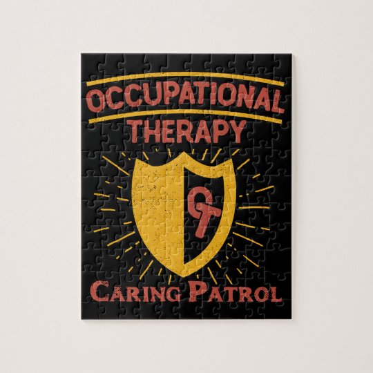 Occupational Therapy OT Therapist Jigsaw Puzzle Zazzle.co.uk