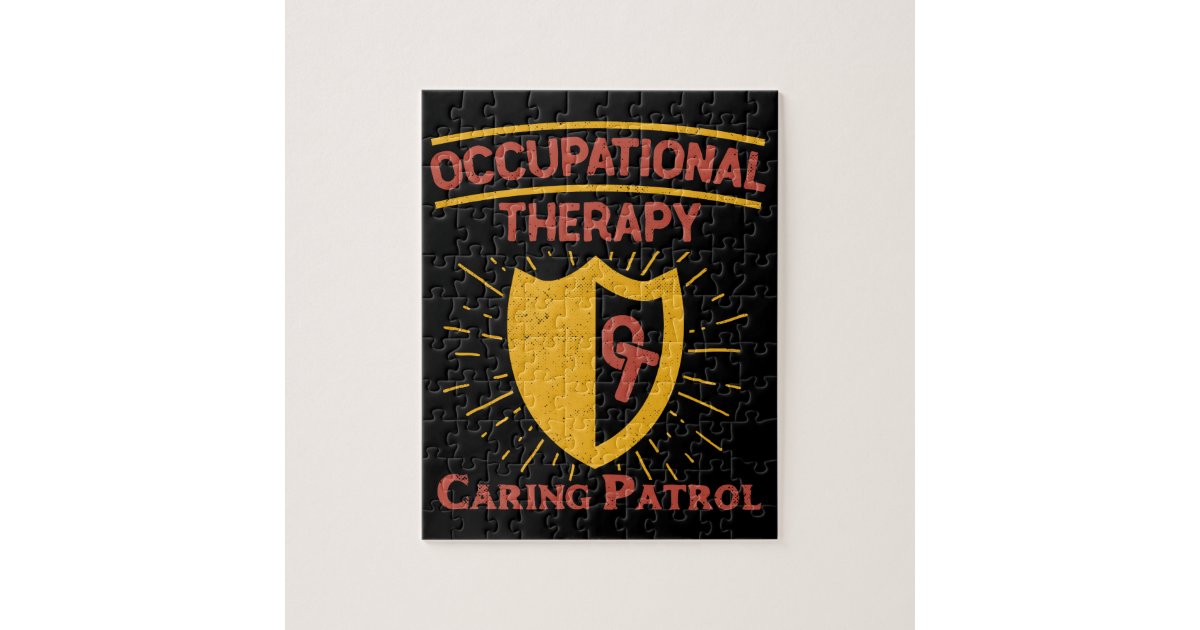 Occupational Therapy OT Therapist Jigsaw Puzzle Zazzle.co.uk
