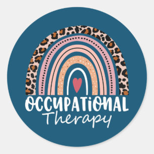Occupational Therapy OT Therapist OT Month Classic Round Sticker