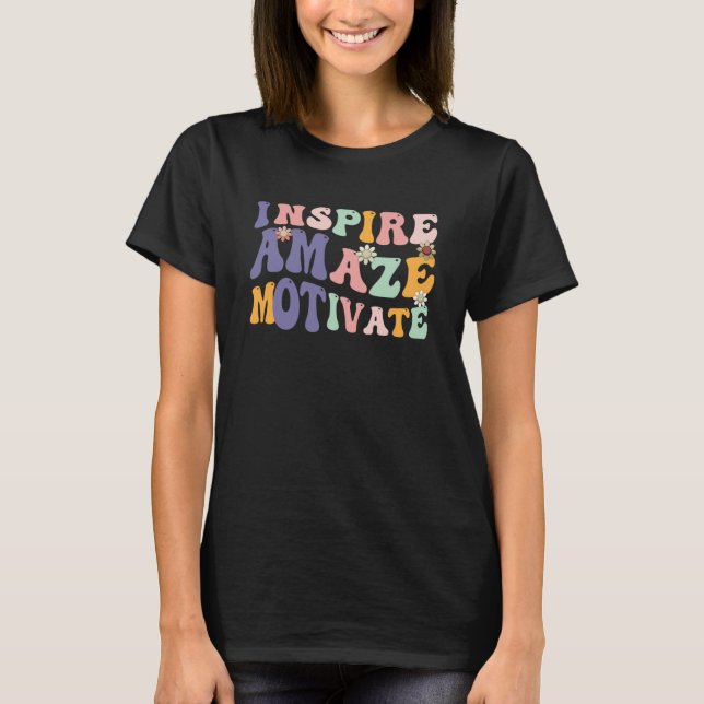 Occupational Therapy OT Therapist OT Month Groovy  T-Shirt (Front)