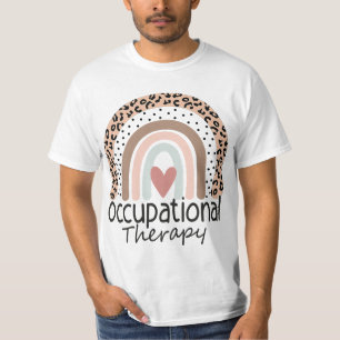 Occupational Therapy -OT Therapist OT Month Leopar T-Shirt