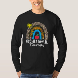 Occupational Therapy Ot Therapist Ot Month Leopard T-Shirt