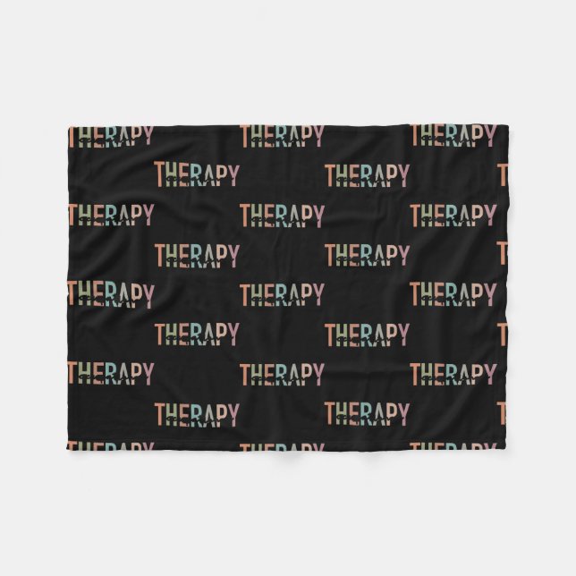 Occupational Therapy OT Therapist OT Month OT Fleece Blanket (Front (Horizontal))