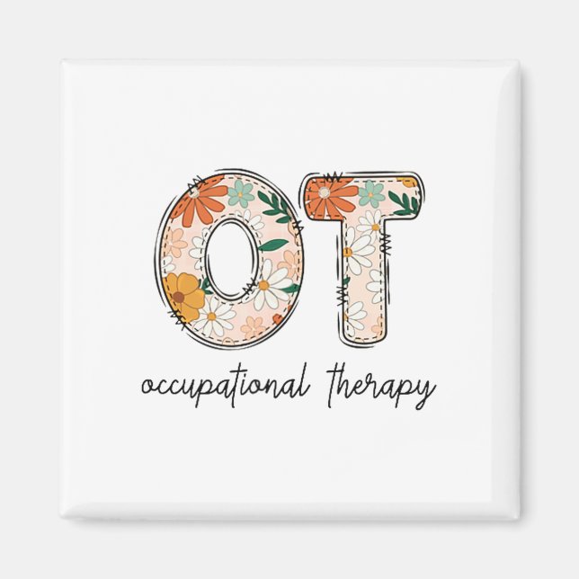 Occupational Therapy Ot Therast Ot Month  Magnet (Front)