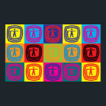 Occupational Therapy Pop Art Poster<br><div class="desc">Occupational Therapy Pop Art. If Occupational Therapy is your hobby,  occupation,  or obsession,  show it with great Occupational Therapy t-shirts,  mugs,  stickers,  and more.  They're also great gifts for other Occupational Therapy fans!</div>