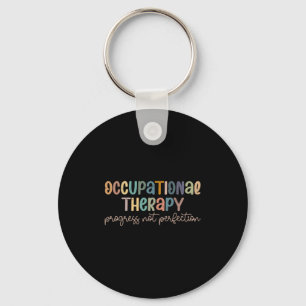 Occupational Therapy Progress Not Perfection Paste Key Ring