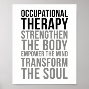 Occupational Therapy Quotes Poster