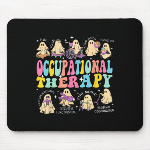 Occupational Therapy Therapist Halloween Spooky Ot Mouse Mat