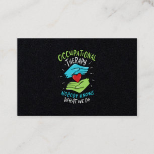 Occupational Therapy Therapist Nurse Gift Business Card