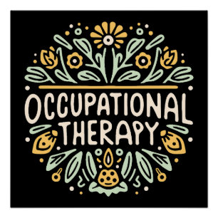 Occupational therapy therapist poster