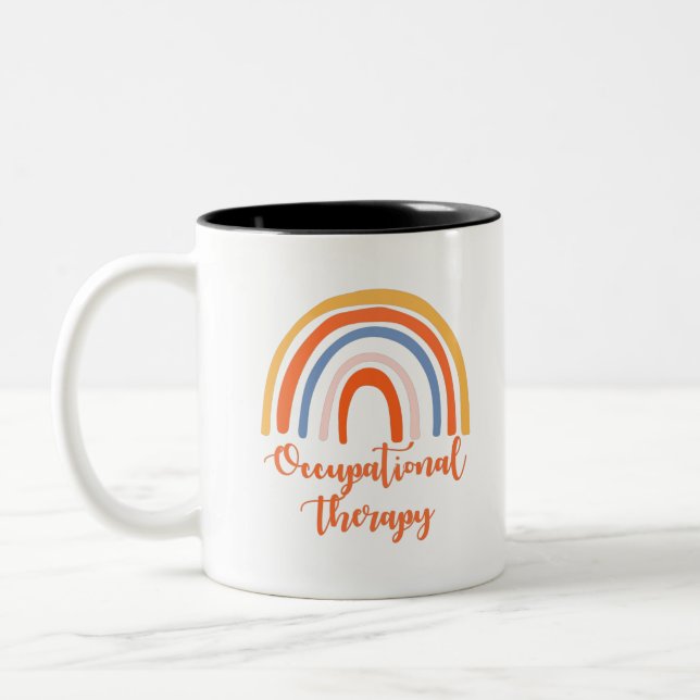 Occupational Therapy Two-Tone Coffee Mug (Left)