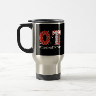 Occupational Therapy Valentines Day OT Design Wome Travel Mug