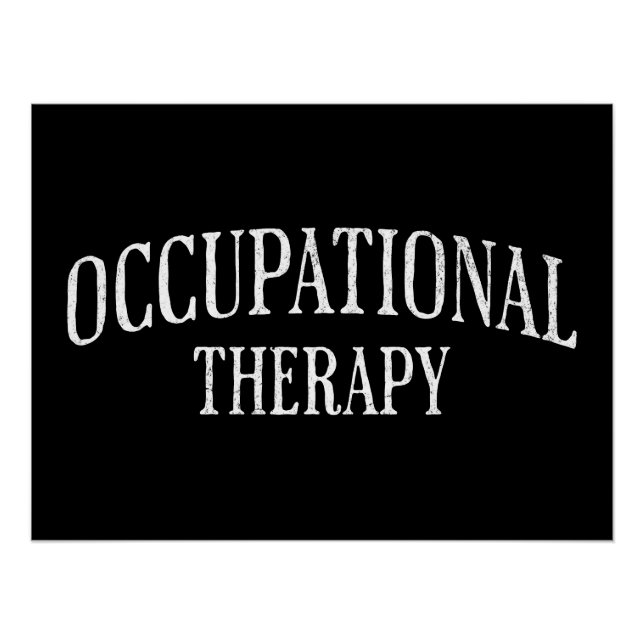 Occupational Therapy Vintage Poster (Front)