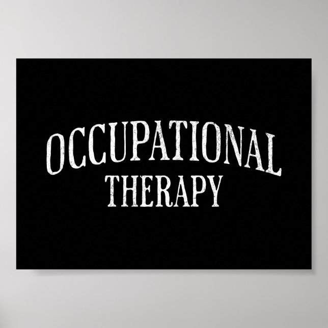 Occupational Therapy Vintage Poster (Front)