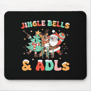 Occupational Therapy Xmas Reindeer Santa Adls New  Mouse Mat