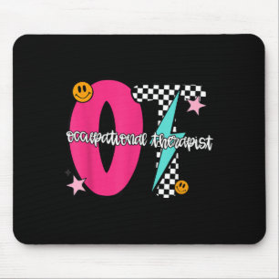 Occupational Therast Retro Checkered Ot Graduation Mouse Mat