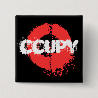 OCCUPY 15 CM SQUARE BADGE