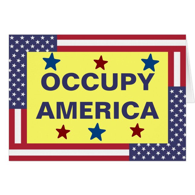OCCUPY AMERICA (Front Horizontal)