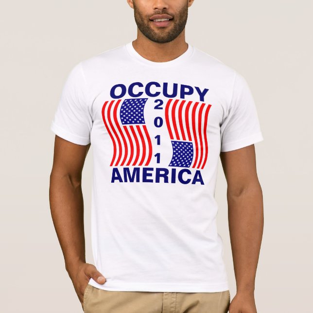 OCCUPY AMERICA 2011 T-Shirt (Front)
