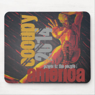 OCCUPY AMERICA 2014 POWER TO THE PEOPLE ! MOUSE MAT