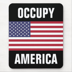 occupy america mouse mat