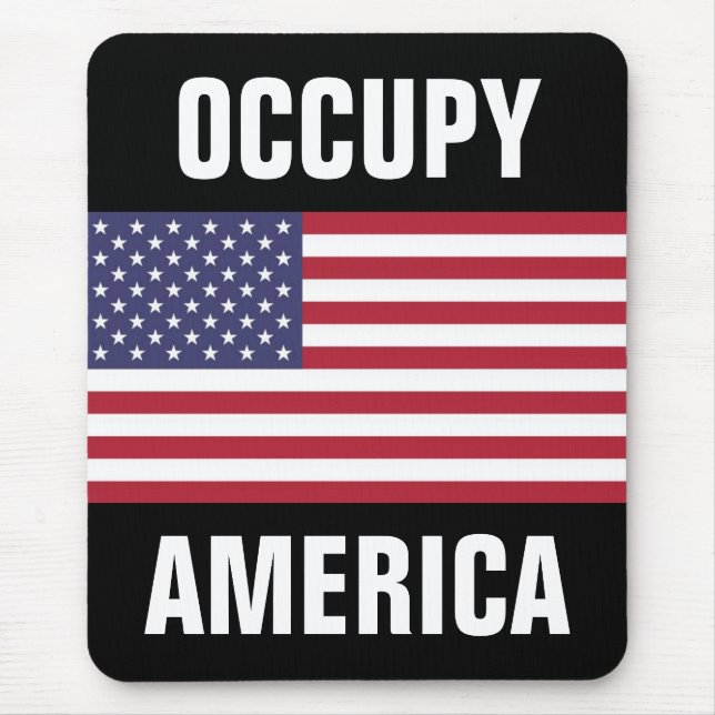 occupy america mouse mat (Front)