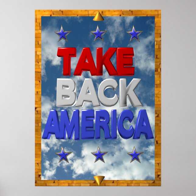 Occupy America protest sign (Front)