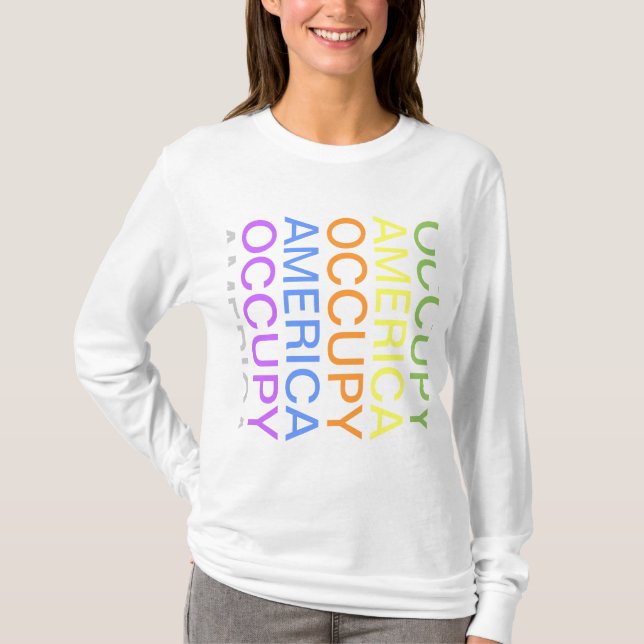 OCCUPY AMERICA T-Shirt (Front)
