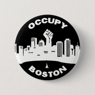 Occupy Boston 6 Cm Round Badge