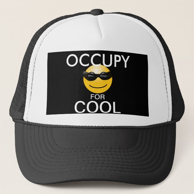 OCCUPY FOR COOL TRUCKER HAT (Front)