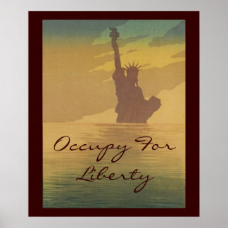 occupy for liberty poster