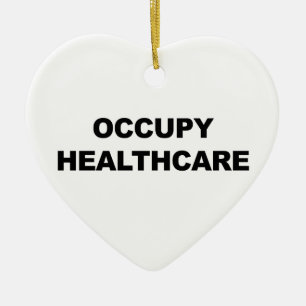 OCCUPY HEALTHCARE CERAMIC TREE DECORATION