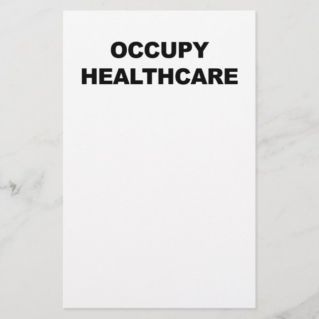OCCUPY HEALTHCARE STATIONERY (Front)