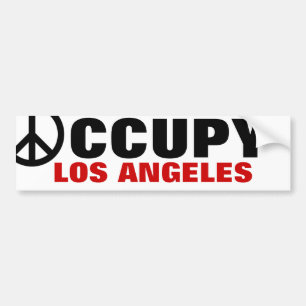 OCCUPY LOS ANGELES BUMPER STICKER